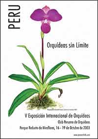 Poster of V International Orchid Show, October 17-19, 2003, Lima