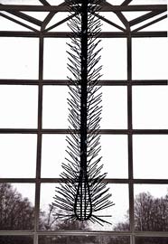 support for Blue Chandelier glasswork by Dale Chihuly