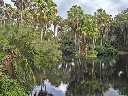 Reflecting pond at Bok Tower Gardens
