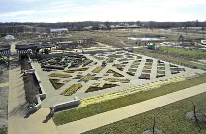 View from Overlook Silo at Powell Gardens