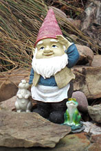 Garden gnome in Children's Garden