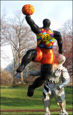 "#23 Basketball Player" Niki de Saint Phalle 