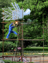 Installation of dragon's head