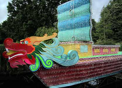 Chinese junk boat lantern