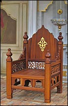 Throne Chair in Ottoman Palace Garden