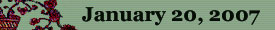 January 20, 2007