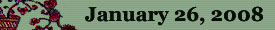 Janaury 26, 2008