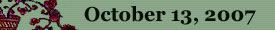 October 13, 2007