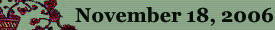 November 18, 2006